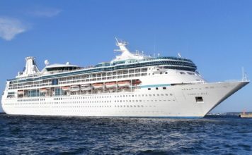 Royal Caribbean to the homeport cruise ship in Bermuda