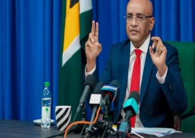 Jagdeo-warship Vice President Bharrat Jagdeo