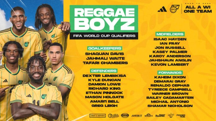 Reggae Boyz World Cup qualifiers squad