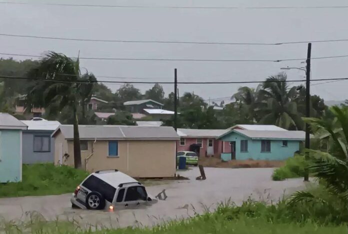 Antigua utility crews work to restore power and services after Tropical Storm Jerry