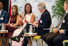 TRINIDAD-Energy Chamber secures commitment for MoU with private-sector group in Guyana. Energy Chamber and Guyanese private-sector representatives signing memorandum of understanding