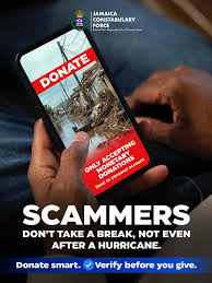 NY Attorney General Urges Caution in Caribbean Hurricane Relief Donations New York Attorney General addressing press conference on hurricane relief charity scams