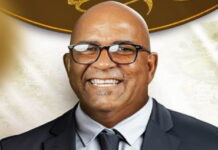 GRENADA-David announces launch of new political party. Political leader addressing supporters at launch of new party in Grenada