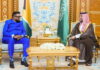 GUYANA-Guyana President holds talks on improving relations with Saudi Arabia. Guyanese President in diplomatic meeting with Saudi officials