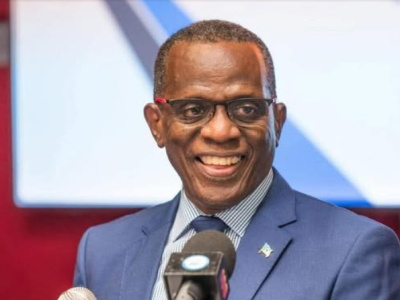 Pip-2025 Grenada trade union leaders addressing media on salary negotiations.