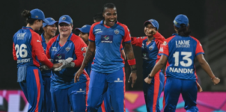 CRICKET-Henry’s Capitals down Warriorz to book spot in playoffs. Pretoria Capitals players celebrate victory, qualifying for SA20 playoffs