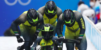 BOBSLEIGH-Jamaica and Trinidad & Tobago make Olympic history in four-person bobsleigh. Jamaica and Trinidad & Tobago Make Olympic History in Four-Person Bobsleigh