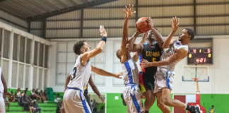BASKETBALL-Guyana finishes behind Suriname in the Nations Cup for the second straight year. Guyana men's national basketball team receives silver medals at Caribbean Nations Cup