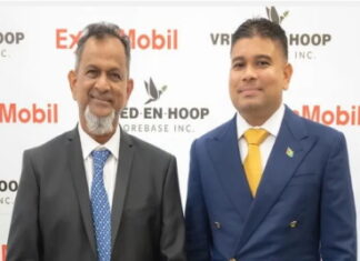 GUYANA-Lawyer claims extradition matter involving Opposition Leader is politically motivated. Opposition Leader Azruddin Mohamed leaves Georgetown Magistrates' Court with attorney Siand Dhurjon who claims extradition matter involving his client is politically motivated by Guyana government and United States