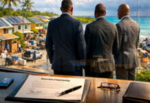 CARIBBEAN-OECS signs MoU with German-based organization. Representatives from the OECS Commission, CARICOM Secretariat, and German development agency GIZ shake hands at a technical planning meeting in February 2026, formalizing an MoU to advance circular economy and bio-waste solutions across five Caribbean Member States with EUR 14 million in funding from the German Federal Ministry for Economic Cooperation and Development (BMZ)