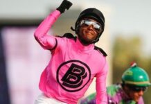 HORSE RACING-Husband pulls out of Gold Cup after horse mix-up. Jamaican champion jockey Patrick Husbands walks away from the Garrison Savannah after withdrawing from Sandy Lane Gold Cup due to horse mix-up over Sir London and Diving Propos mounts