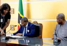 ST. KITTS-ST. Kitts and Nevis signed a visa exemption agreement with Ghana.