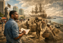 Trinidad independence square, was build by slaves