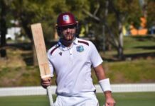 CRICKET-LEAD Red Force, Pride strengthen positions at halfway stage. Red Force and Pride players celebrating after strong performances at halfway stage