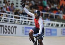 CYCLING-Paul grabs second medal of Track World Cup. Trinidad cyclist Paul on podium with second Track World Cup medal