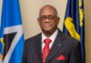 ST. LUCIA-Governor General flown to Martinique for emergency medical treatment. Air ambulance preparing to transport St. Lucia Governor General to Martinique