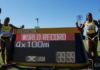 ATHLETICS-Relay team sets new world record in mixed 4x100m event. Relay team sets new world record in mixed 4x100m event
