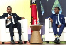 ST. LUCIA-St. Lucia is hosting the Caribbean Investment Summit. Finance ministers and investors at Caribbean Investment Summit podium