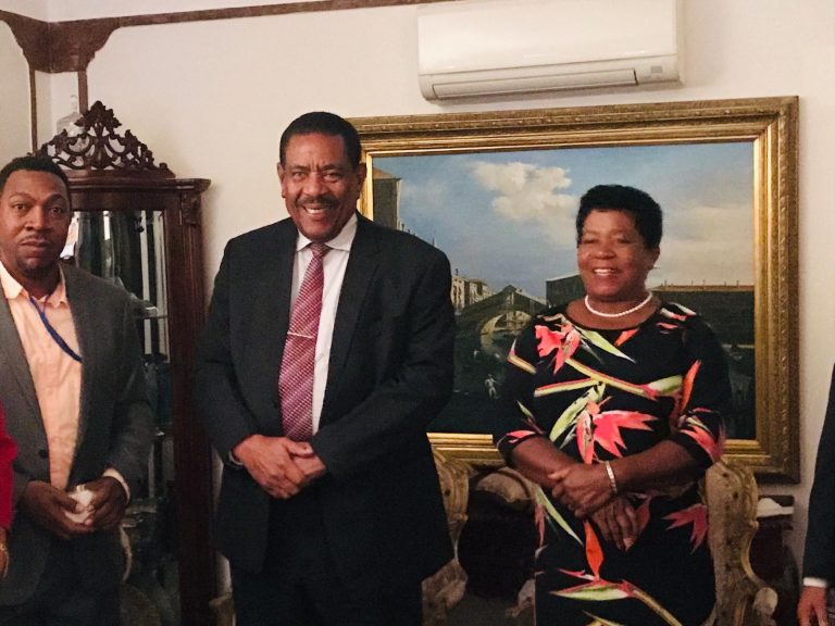 Dominica President Saverin Visits Brooklyn