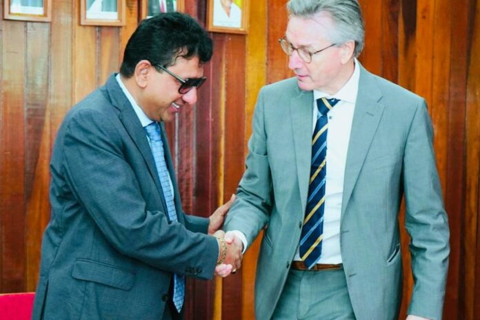 EU Ambassador expresses support for Guyana’s legal sector in the meeting with AG