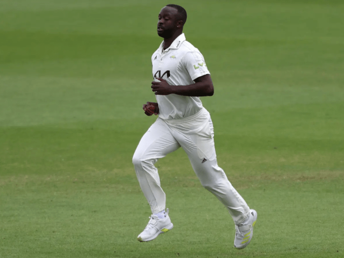 CRICKET-Roach strikes, but Worrall swings the tide for Surrey