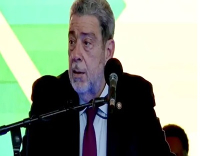 Gonsalves-new-parliament ST. VINCENT-PM hints at changes 'in the political configuration on the government side.