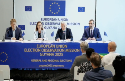 EU-Observer-team EU election observers discuss plans for monitoring Guyana’s elections