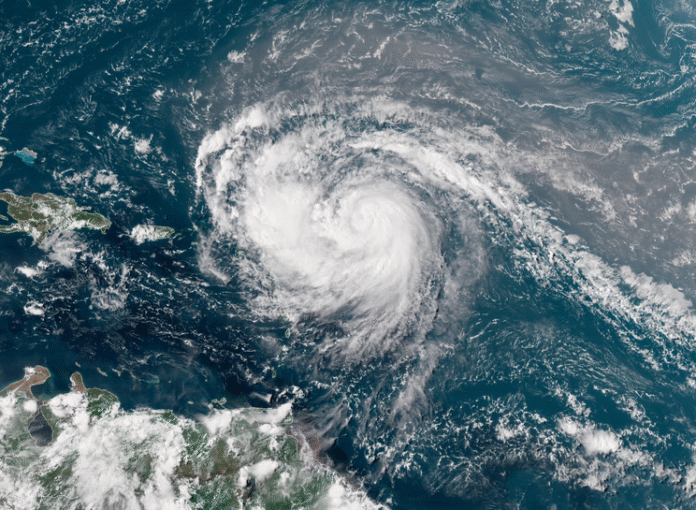 Hurricane Erin intensifies to Category 4 north of the Leeward Islands