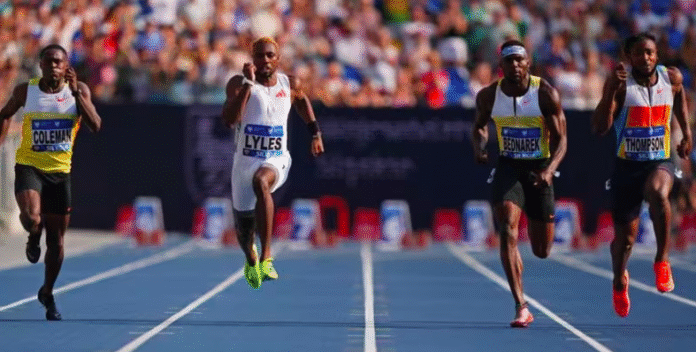 Jamaica’s Thompson beats Lyles in Silesia