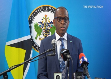 Pierre-backpay St. Lucia government officials announce unemployment support program