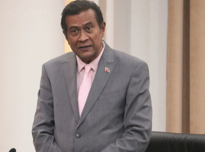 Trinidad and Tobago Parliament building in mourning