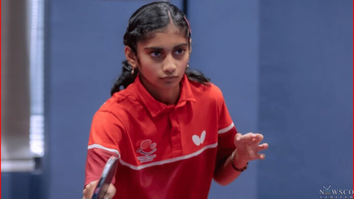 Antiguan teenager Kashyap wins silver medal on the world table tennis stage