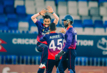 CRICKET-LEAD Nepal stun West Indies to claim historic series victory. Nepal stun West Indies to seal historic cricket series victory