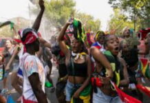 UNITED STATES-Brooklyn’s Eastern Parkway, the venue for the 58th Annual New York Caribbean Carnival Parade Eastern Parkway hosts 58th Annual New York Caribbean Carnival