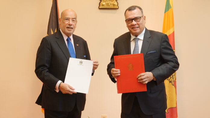 Antigua and Barbuda and Sri Lanka establish diplomatic ties
