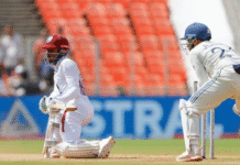 CRICKET-Chase: Batting is continuing to let us down. Roston Chase says West Indies batting struggles continue against India