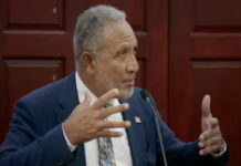 ST. VINCENT-Opposition Leader urges Vincentians to use the independence anniversary to elect a new government. St. Vincent Opposition Leader addressing crowd at independence anniversary event