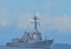 CARIBBEAN-US warship docks in Trinidad amid fears of military aggression in the Caribbean. US warship docked at Port of Spain with concerned onlookers