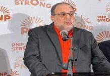 JAMAICA-Republic and CCJ must come together, Golding. Opposition Leader Mark Golding speaking at a constitutional reform forum in Jamaica