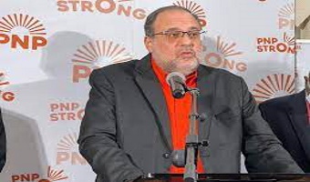 Mark-Golding-police Opposition Leader Mark Golding speaking at a constitutional reform forum in Jamaica