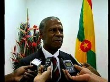 Former Grenada PM Confident in Government's Decision on US Radar Request Former Prime Minister of Grenada discussing national security matters at a press briefing.