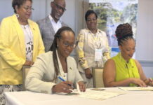 Barbados and Dominica sign cooperation agreement. Barbados and Dominica officials sign tourism cooperation agreement