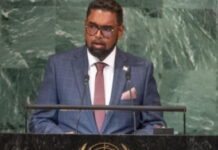 GUYANA-Guyana supports the United Nations Security Council’s adoption of the Gaza resolution. Guyana UN delegation Security Council Gaza resolution vote.