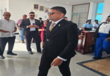 GUYANA-New session of Guyana parliament opens, no opposition leader selected. Guyana parliamentary session opening with empty opposition leader chair