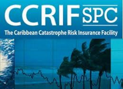CCRIF to Deliver Multi-Million Dollar Payout to Jamaica for Hurricane Damage CCRIF officials presenting payment documentation to Jamaican government representatives