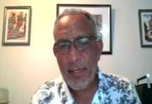 ST. VINCENT-Friday leads the NDP to an overwhelming victory in the general election. St. Vincent NDP leader Dr. Godwin Friday celebrating election victory.