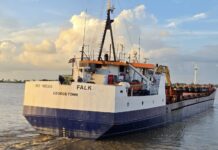 GUYANA-Guyana sends more emergency relief supplies to Jamaica. Guyana emergency relief supplies being loaded for Jamaica shipment.