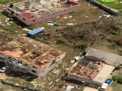 US Lawmakers Appeal for Increased Aid to Hurricane-Hit Caribbean US legislators addressing press conference on Caribbean hurricane aid