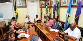 CARIBBEAN-OECS in new housing initiative for the sub-region OECS officials signing regional housing initiative agreement.