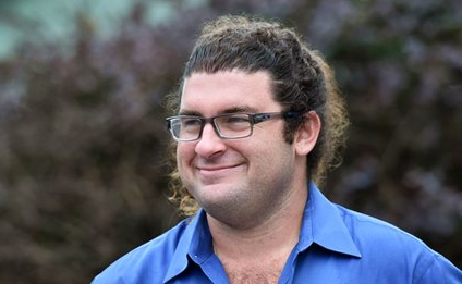 Saffie-Joseph-Jr Jockey Saffie Joseph Jr. celebrating Gulfstream Park horse racing victory.